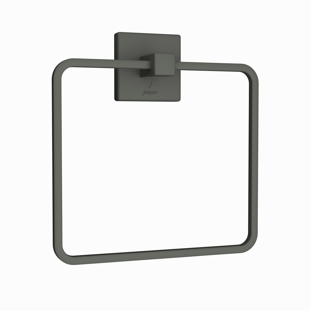 Kubix Prime Square Towel Ring Toilet Accessories JAQUAR