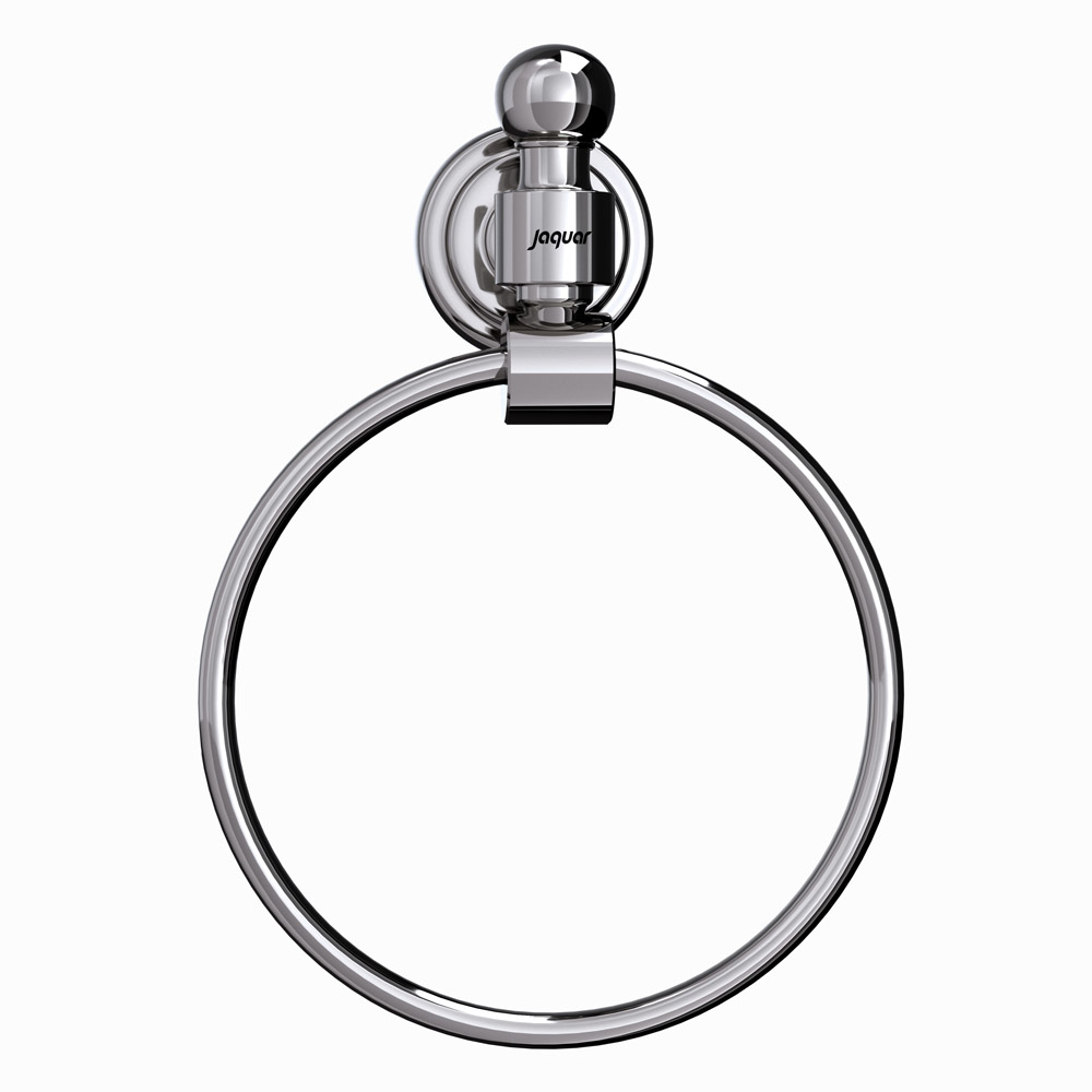 Queen's Round Hand Towel Ring | Toilet Accessories | JAQUAR