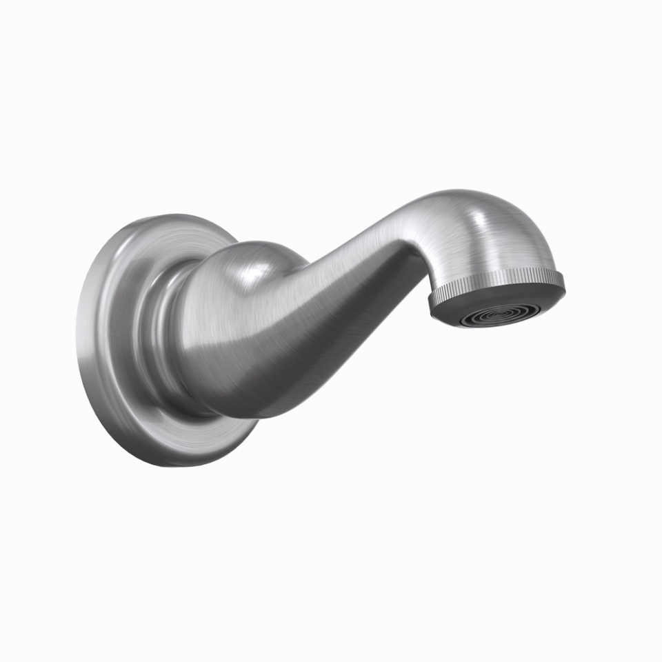 Queen's Bath Tub Spout + Wall Flange SPJCHR7429 JAQUAR