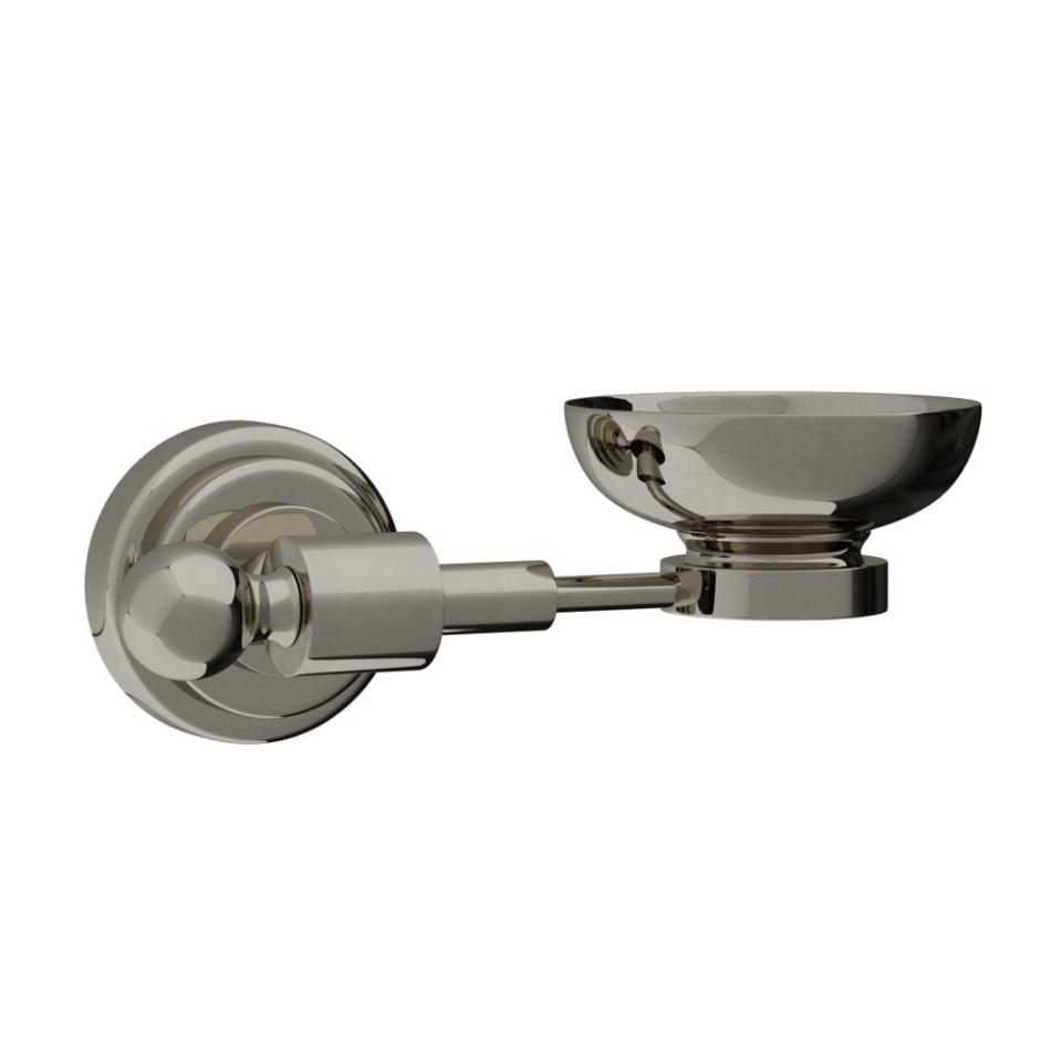 Queen's Metallic Round Soap Dish Holder for Toilets | JAQUAR