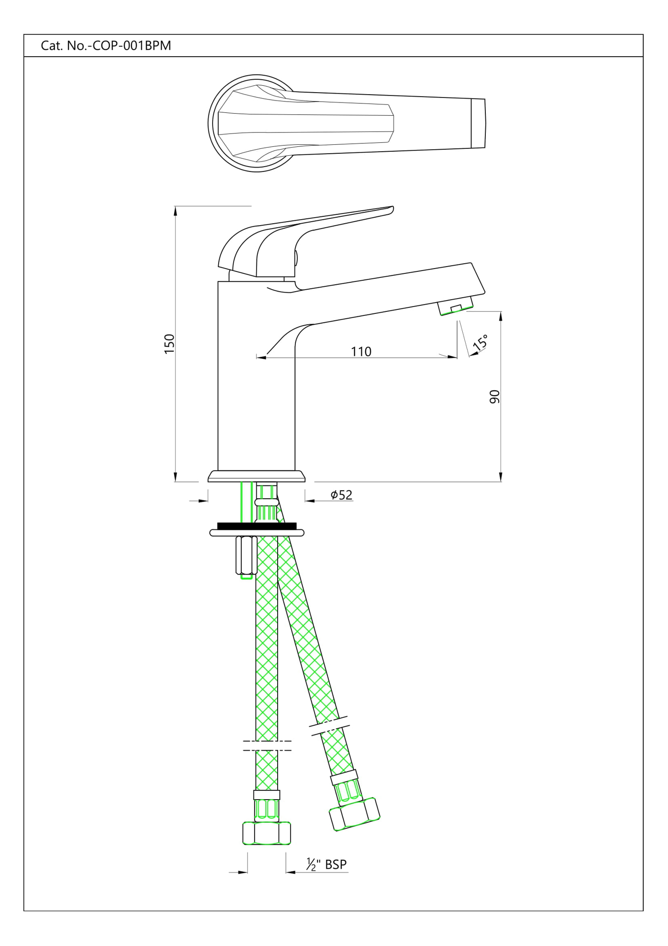 Single Lever Basin Mixer JAQUAR