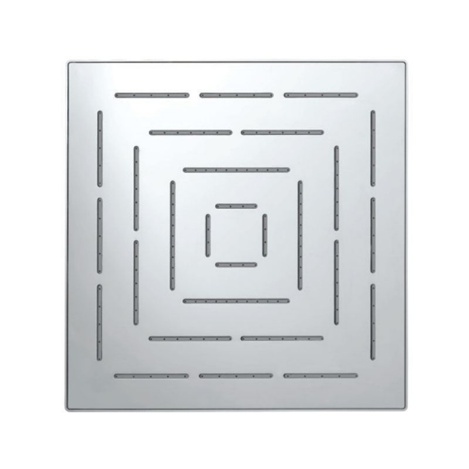 Picture of Square Shape Single Flow Maze Overhead Shower - Chrome