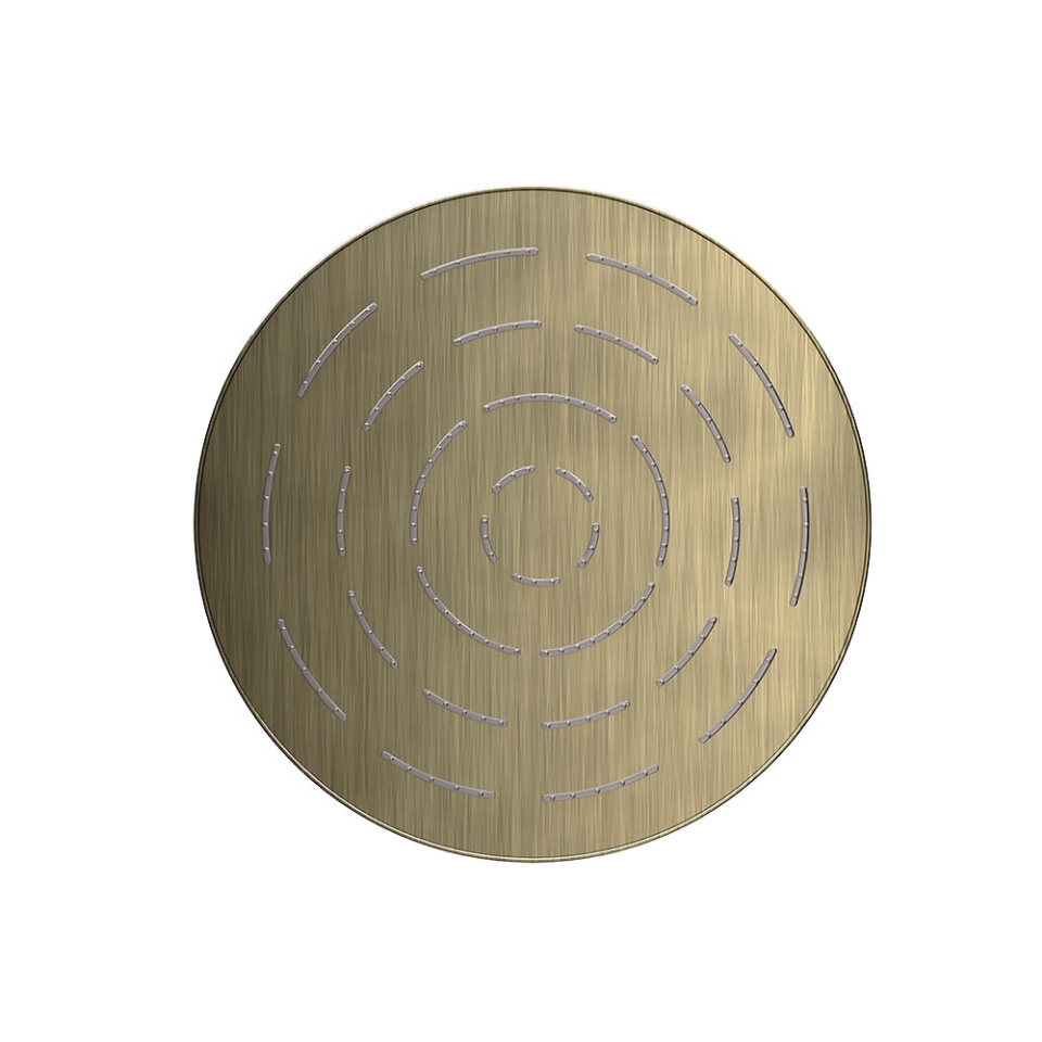 Picture of Round Shape Single Flow Maze Overhead Shower - Antique Bronze