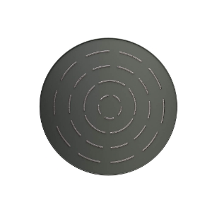 Picture of Round Shape Single Flow Maze Overhead Shower - Graphite
