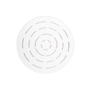 Picture of Round Shape Single Flow Maze Overhead Shower - White Matt