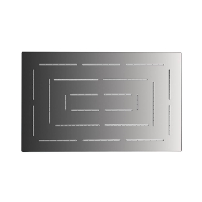 Picture of Maze Overhead Shower - Black Chrome
