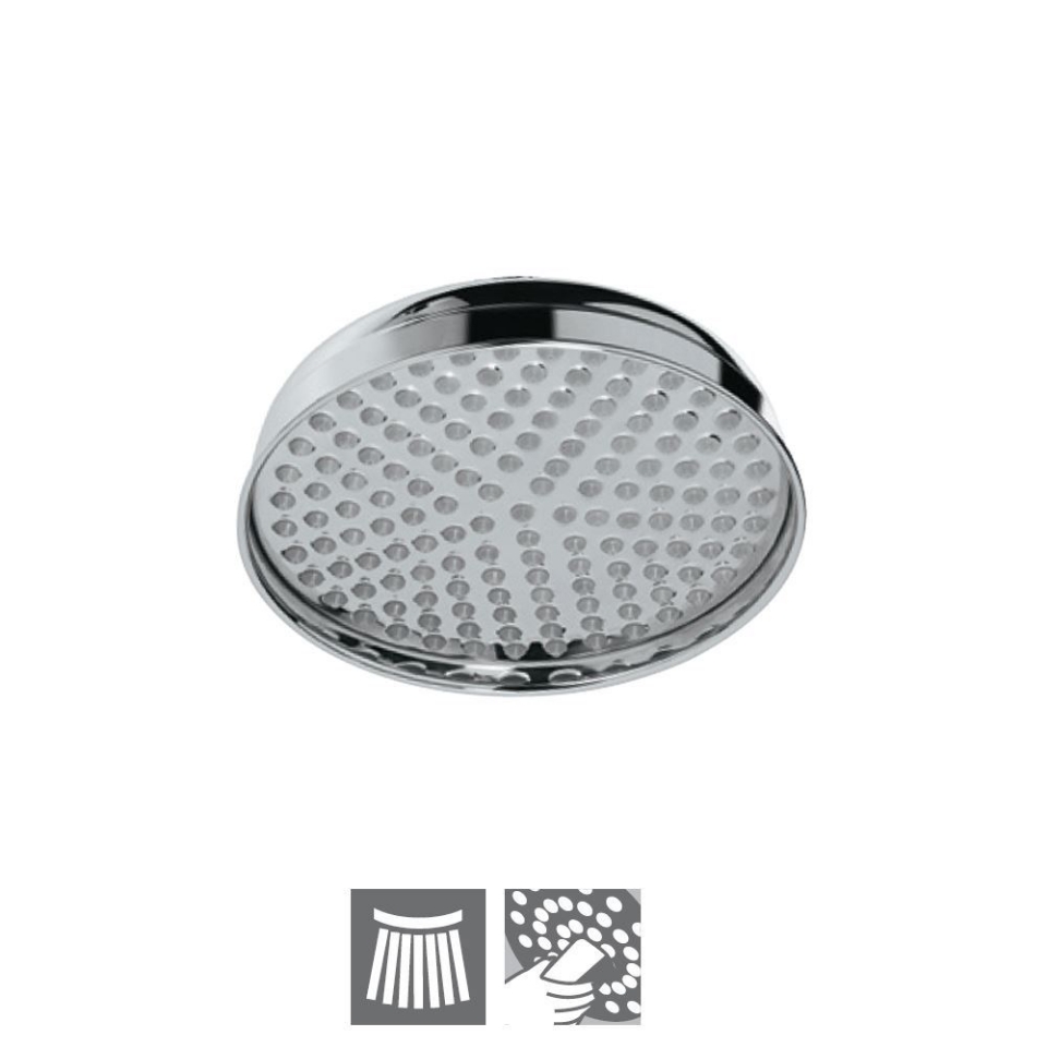 Picture of Victorian Shower Head Round - Chrome