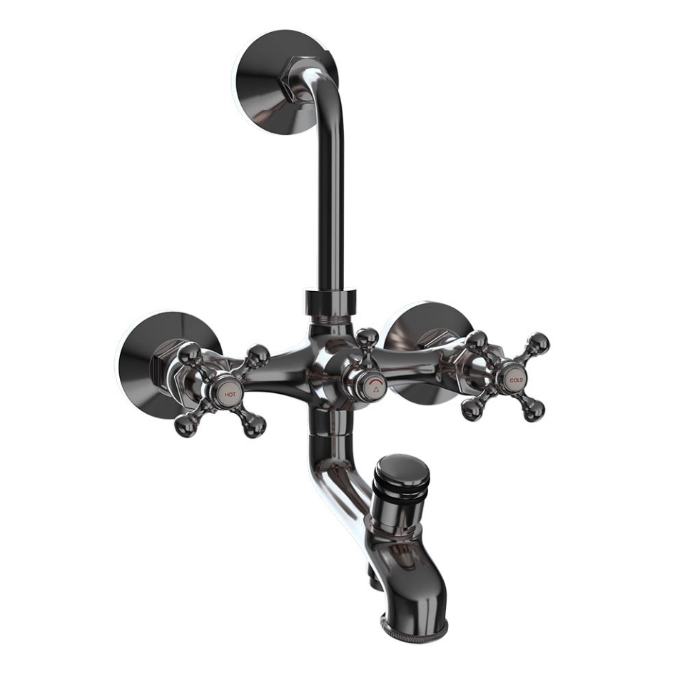 Picture of Wall Mixer 3-in-1 System - Black Chrome