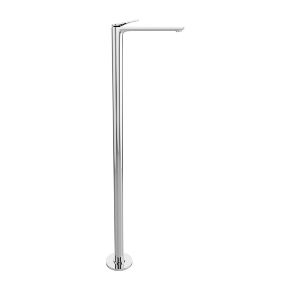 Picture of Floor Mounted Single Lever Basin Mixer-Chrome