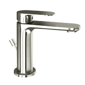 Picture of Single Lever Basin Mixer with Popup Waste -Stainless Steel