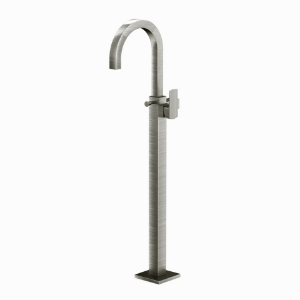 Picture of Exposed Parts of Floor Mounted Single Lever Bath Mixer - Stainless Steel