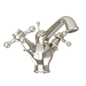 Picture of Central Hole Basin Mixer with popup waste - Stainless Steel
