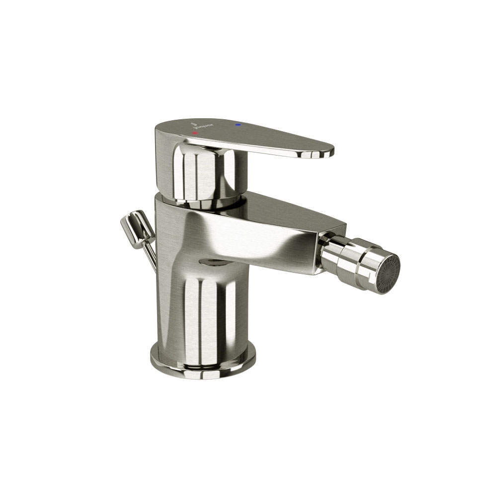 Picture of Single Lever 1 - Hole Bidet Mixer - Stainless Steel