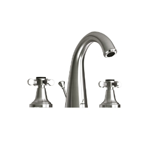 Picture of 3-Hole Basin Mixer with Popup Waste System - Stainless Steel