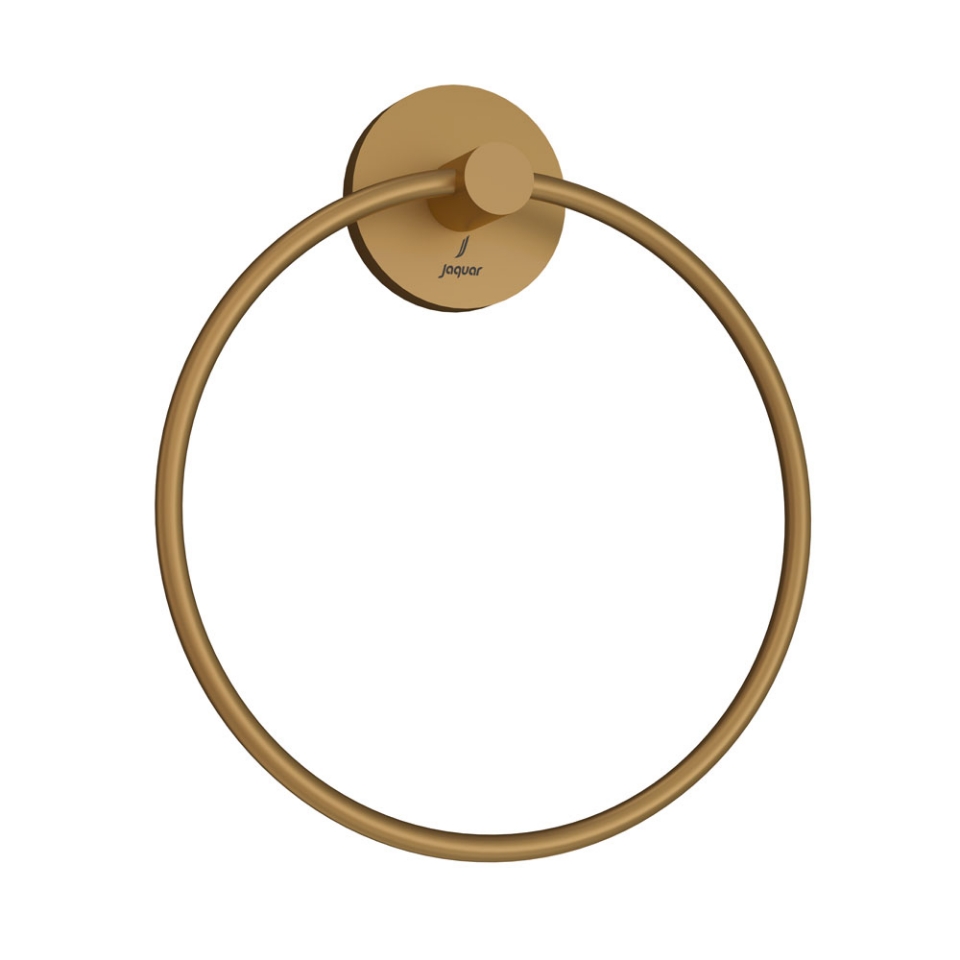 Picture of Towel Ring Round with Round Flange - Gold Matt PVD