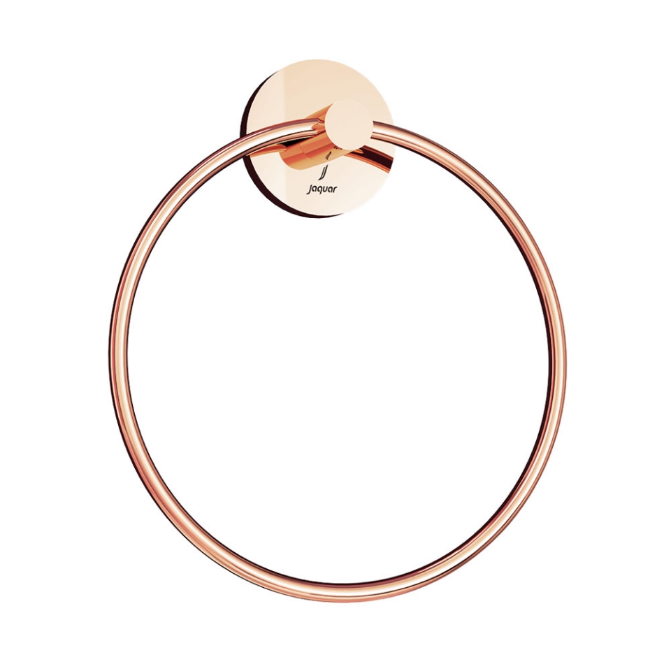 Picture of Towel Ring Round with Round Flange - Gold Bright PVD