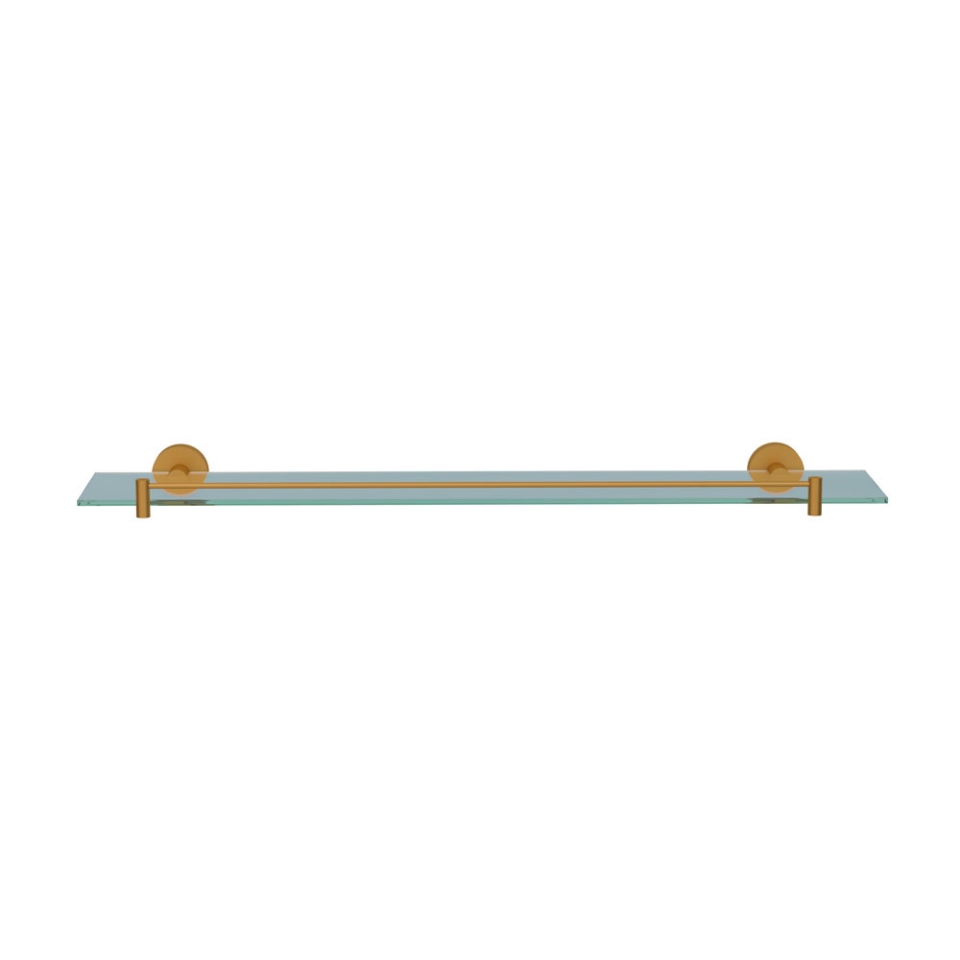 Picture of Glass Shelf 600mm Long - Gold Matt PVD