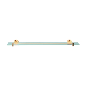 Picture of Glass Shelf 600mm Long - Gold Bright PVD