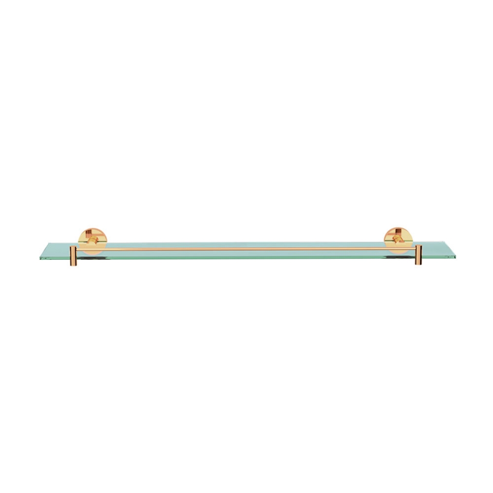 Picture of Glass Shelf 600mm Long - Gold Bright PVD