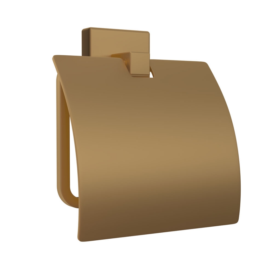 Picture of Toilet Roll Holder with Flap - Gold Matt PVD