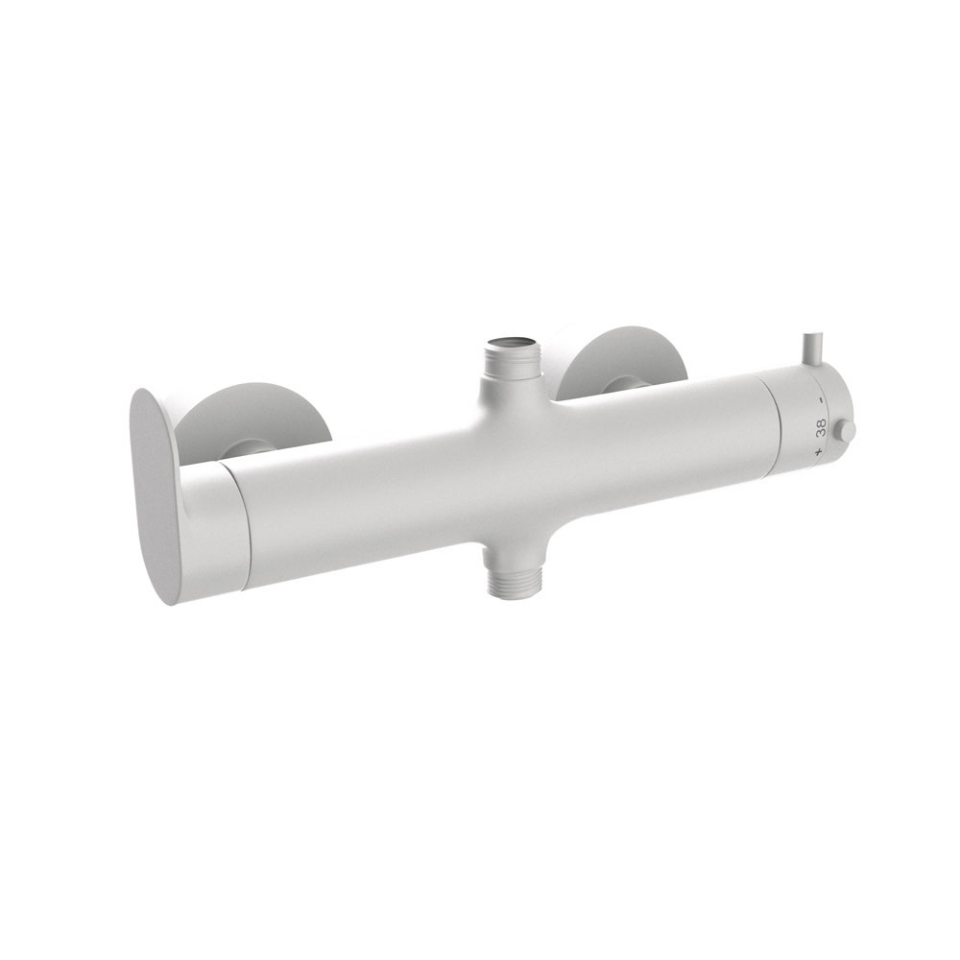Picture of Multifunction Thermostatic Shower Mixer - White Matt