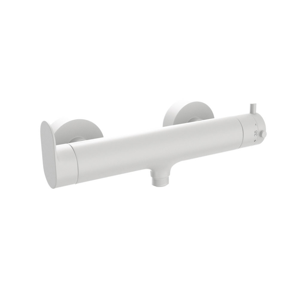 Picture of Exposed Shower Mixer (Wall Mounted) - White Matt
