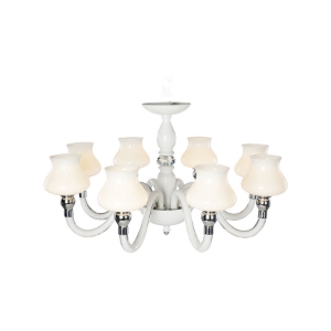 Picture of 8 LT White Pitcher Chandelier