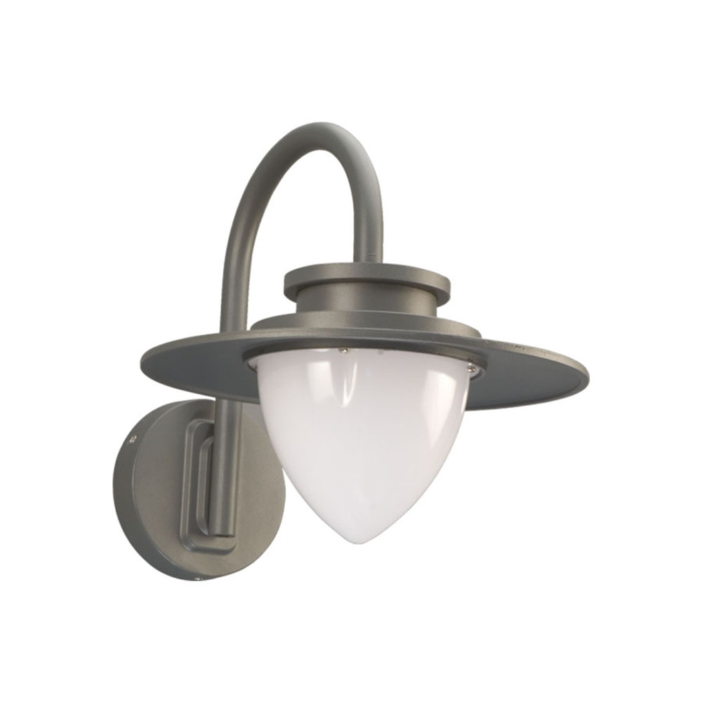 Jaquar Lighting 8W LED Woody Outdoor Wall Light Grey Finish Jaquar