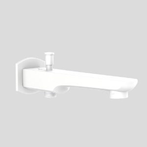 Picture of Kubix Prime Bath Tub Spout - White Matt