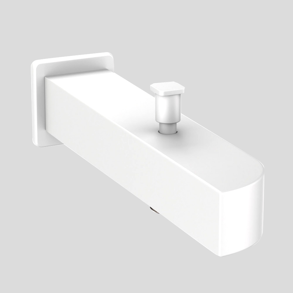 Picture of Alive Bath Tub Spout - White Matt