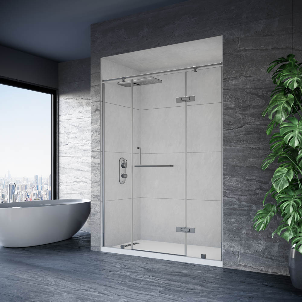 Stark Wall to Wall Shower Enclosure | 1200mm - 2800mm