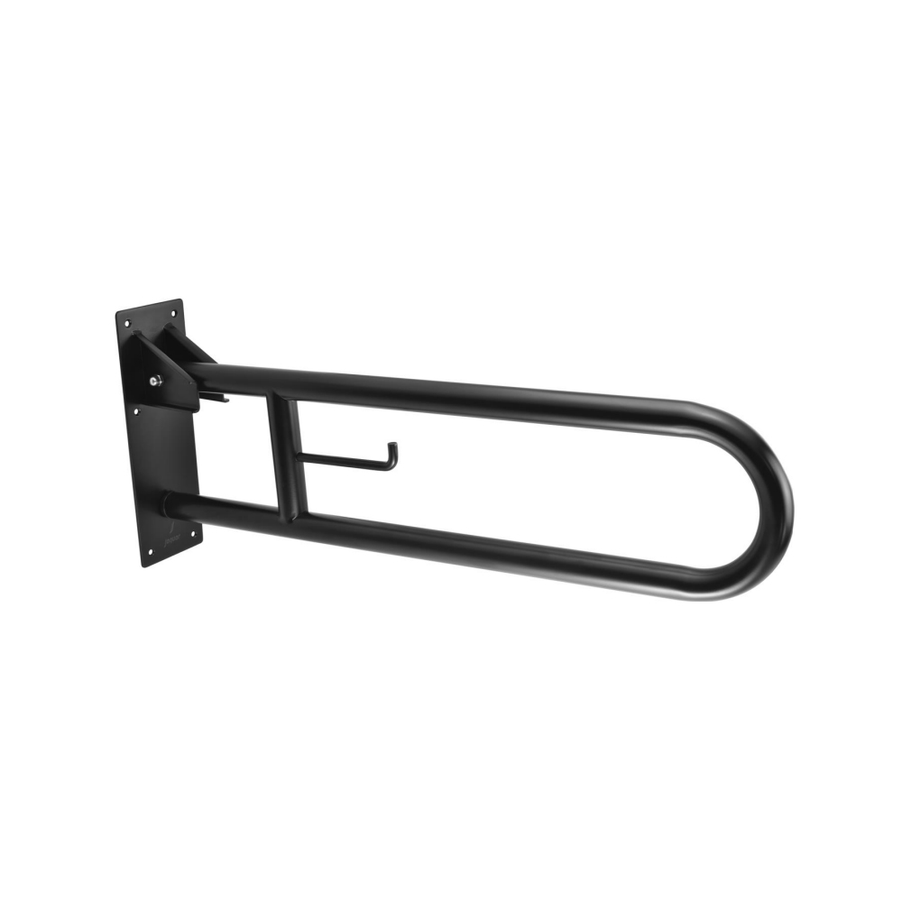 White Vertical Swing Grab Bar Disabled Friendly
