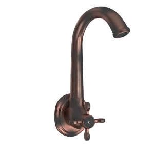 Picture of Sink Cock with Regular Swinging Spout - Antique Copper
