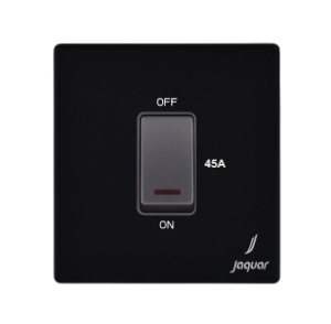 Picture of One Gang 45A Dp Switch - Black