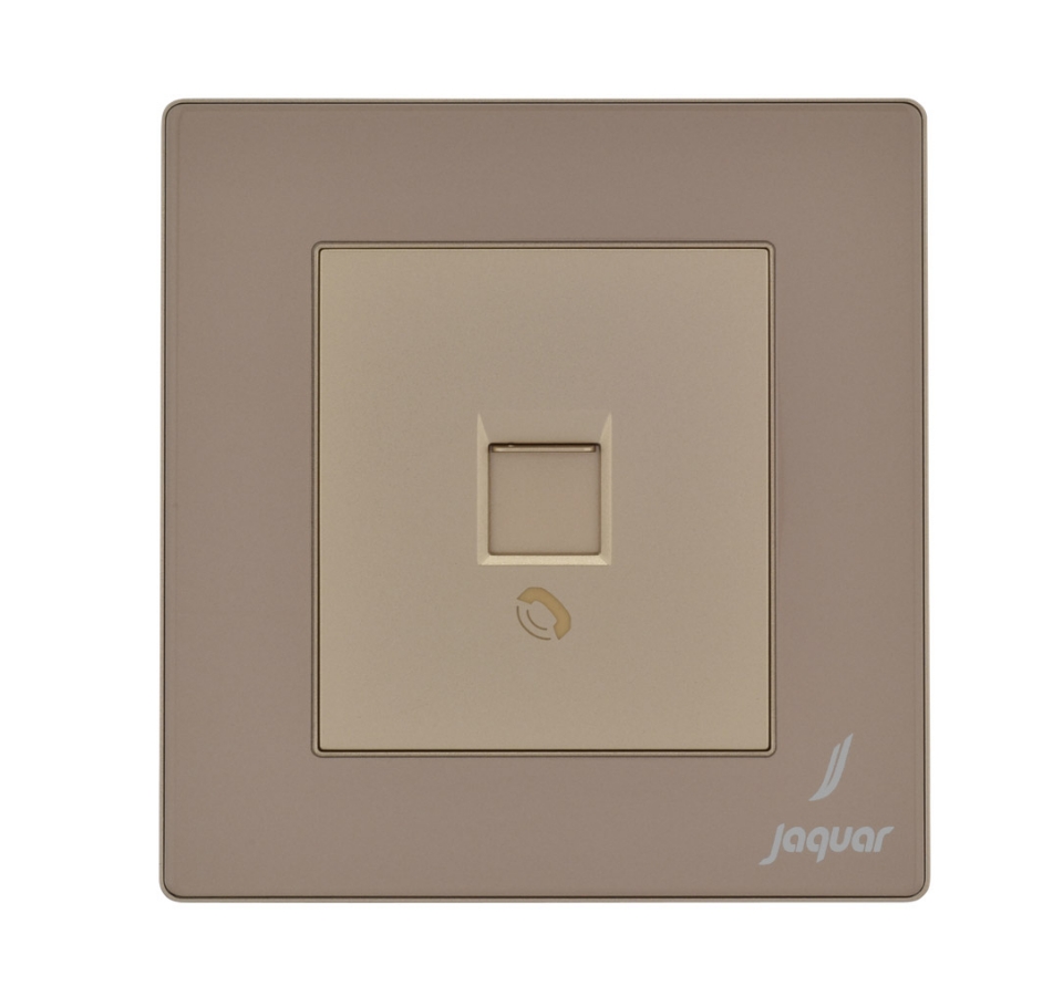 Picture of One Way Telephone Socket - Gold