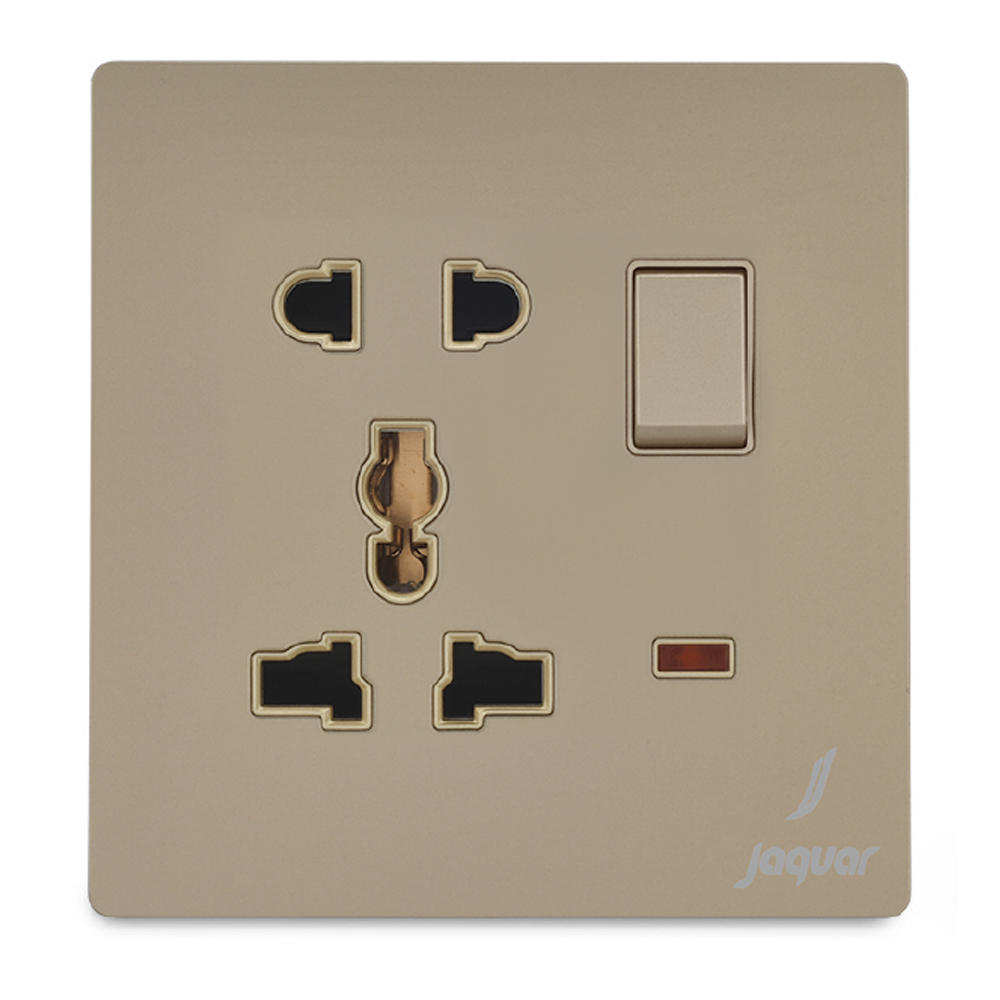 Karbonic Golden Universal 23 Pin Sockets and switch Jaquar