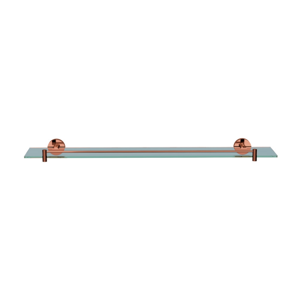 Picture of Glass Shelf 600mm Long - Blush Gold PVD