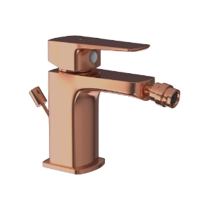 Picture of Single Lever 1-Hole Bidet Mixer with Popup Waste System - Blush Gold PVD