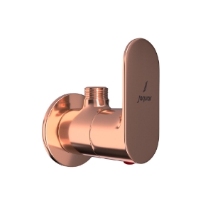 Picture of Angle Valve with Wall Flange - Blush Gold PVD