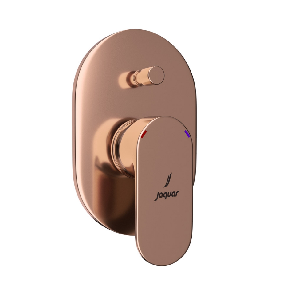 Picture of Single Lever Exposed Parts Kit of Hi-flow Diverter - Blush Gold PVD