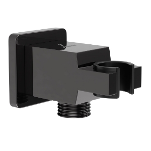 Picture of Wall Outlet with Shower Hook - Black Chrome