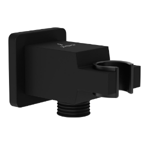 Picture of Wall Outlet with Shower Hook - Black Matt