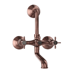 Picture of Wall Mixer with Provision For Overhead Shower - Antique Copper