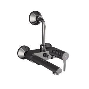 Picture of Single Lever Wall Mixer  - Black Chrome