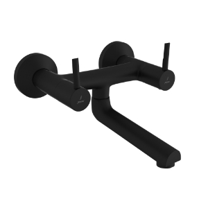 Picture of Wall Mixer Non-Telephonic Shower Arrangement  - Black Matt