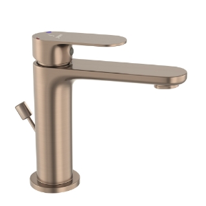 Picture of Single Lever Basin Mixer with Popup Waste -Gold Dust
