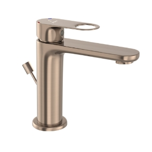 Picture of Single Lever Basin Mixer with Popup - Gold Dust