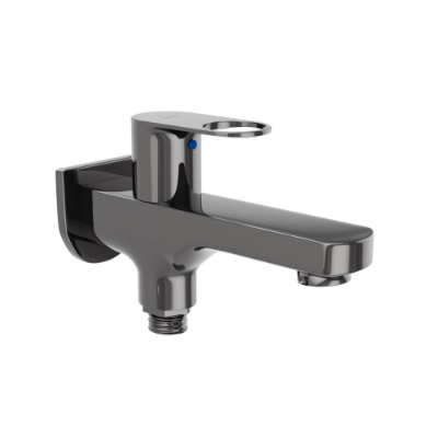 Picture of 2 Way Bib Cock - Black Chrome