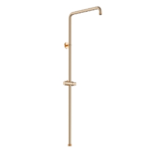 Picture of Exposed Shower Pipe with Hand Shower Holder - Auric Gold
