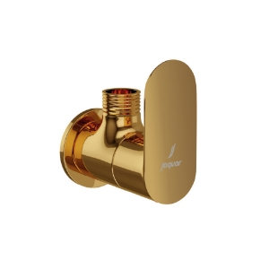Picture of Angle Valve with Wall Flange - Gold Bright PVD